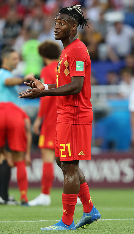 Michy Batshayi équipe de Belgique LSCoiffure blog coupe de cheveux des joueurs